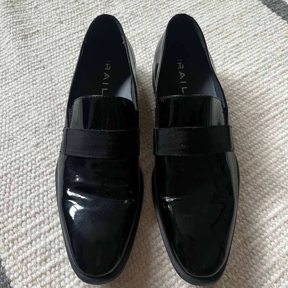 Patent Leather Tuxedo Shoes